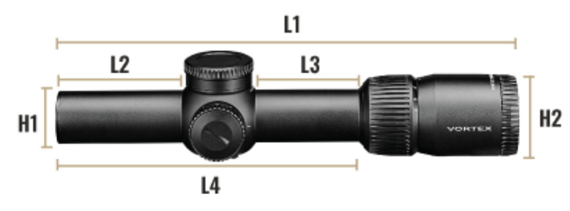 Vortex Venom Optic AR-BDC3 MOA Venom SFP 1-6 x 24 AR-BDC3 MOA Reticle 30mm Tube Ottica by Vortex