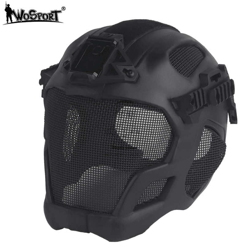 W23 EVA Tactical Helmet Full Protection - NVG Mount &  Rails Elmetto Tattico by Wosport