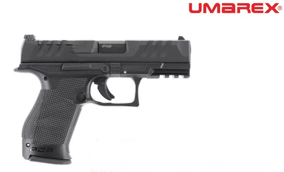 Walther PDP 4" Compact Trijicon, C-More Leupold & Vortex RMR Compatible GBB Gas Blow Back Airsoft Pistol by Umarex