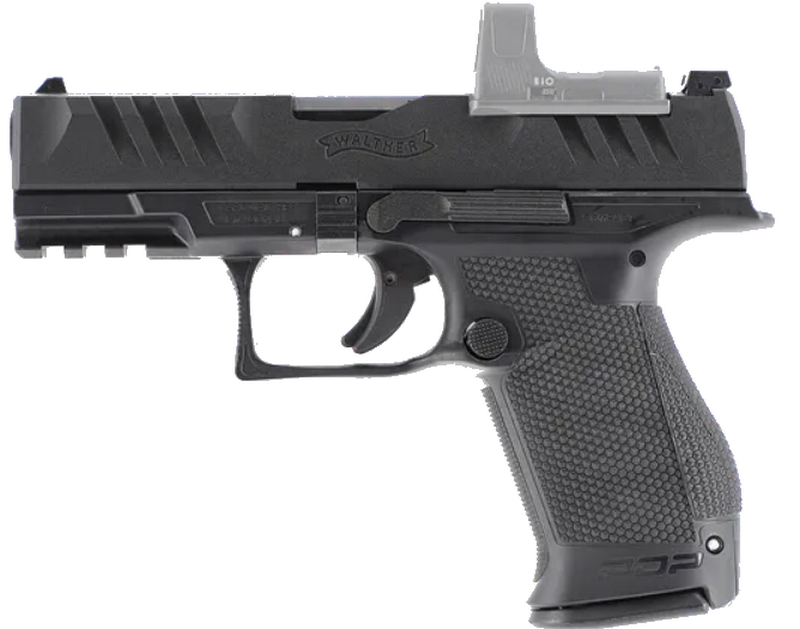 Walther PDP 4" Compact Trijicon, C-More Leupold & Vortex RMR Compatible GBB Gas Blow Back Airsoft Pistol by Umarex