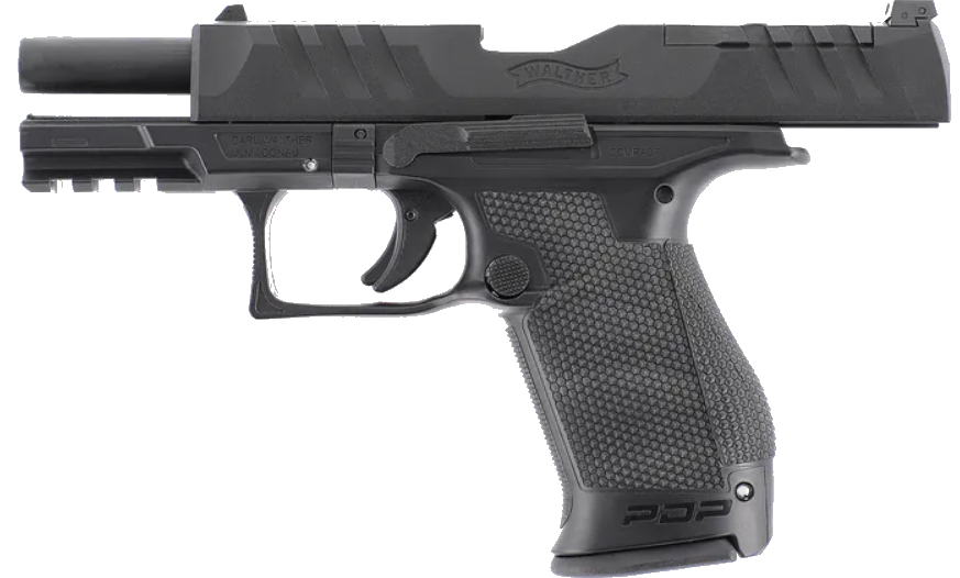 Walther PDP 4" Compact Trijicon, C-More Leupold & Vortex RMR Compatible GBB Gas Blow Back Airsoft Pistol by Umarex