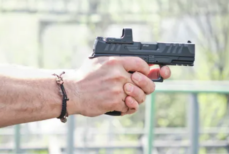 Walther PDP 4" Compact Trijicon, C-More Leupold & Vortex RMR Compatible GBB Gas Blow Back Airsoft Pistol by Umarex
