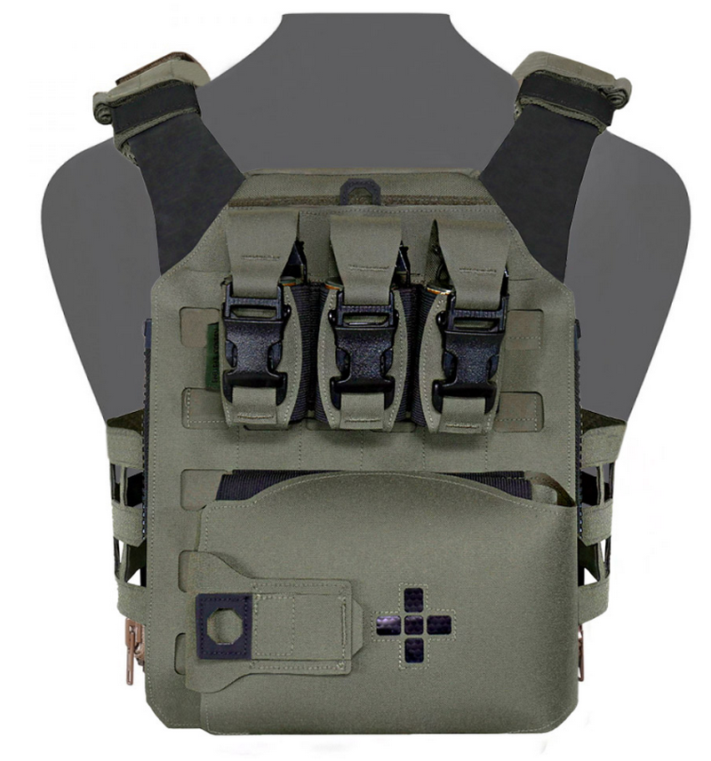 Warrior Assault System Ranger Green Laser Cut 40mm. Asaulters Back Panel MK1 by Warrior Assault System