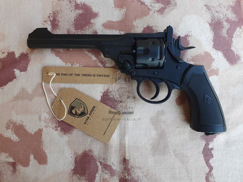 Webley Mark MK VI Punzonature e Loghi Originali Co2  by Viva Arms
