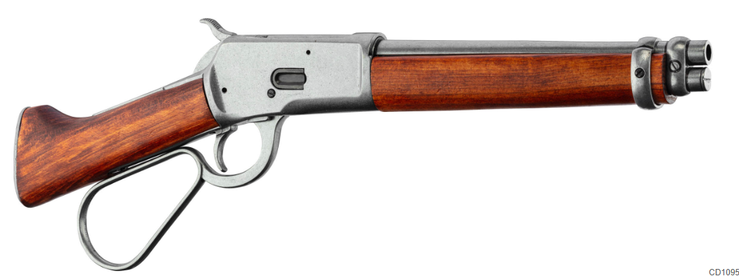 Winchester Mare's Leg M1892 Full Wood & Metal Kever Action Replica Inerte by Denix