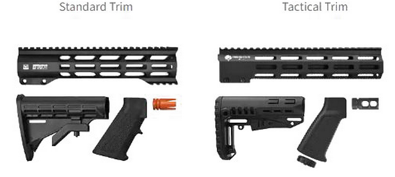 Wolverine MTW Gen 3 Billet 10.3" Barrel & 10" Rail Tactical Electronics by Wolverine