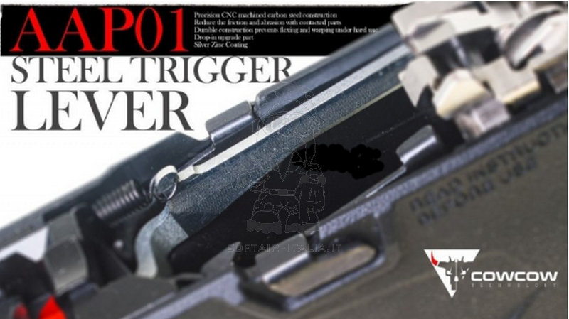 AAP-01 Steel Trigger Lever Leva Acciaio Grilletto by COWCOW