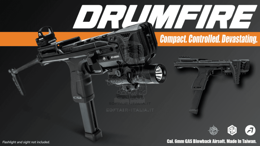 AceTech Drumfire Tracer GBB Pistol Archwick USW Kit by AceTech