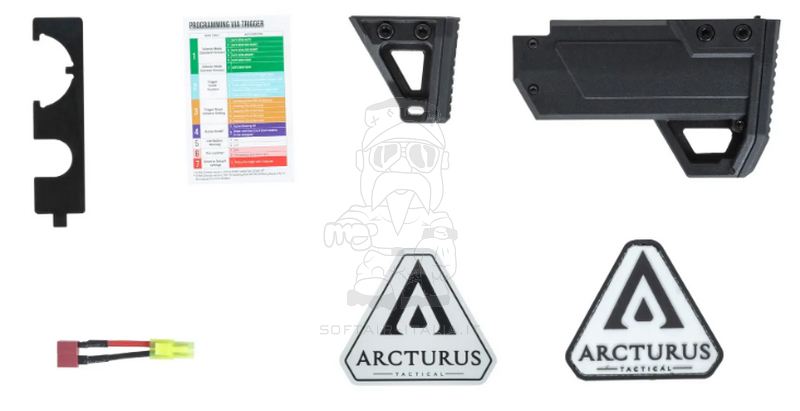 Arcturus X C.A.T. M4 - AR15 Explorer 8.5" Folding Stock AR FE™ Optical ETU Mosfet AEG Carbine by Arcturus