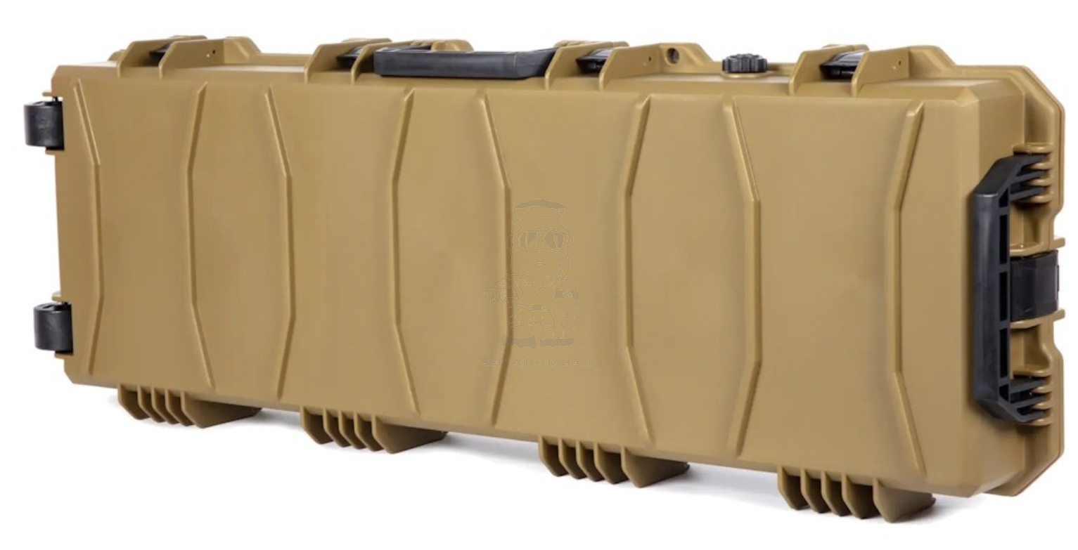 ASG Hard IP67 Rifle Tan Case 100 x 35 x 14cm. Valigia Rigida by ASG