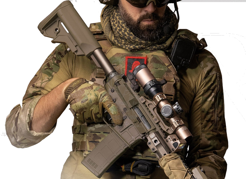 Astra IV Coyote Tan - Bronze Dual Tone Version Mosfet 11.1v Li-Po ready AEG by Secutor