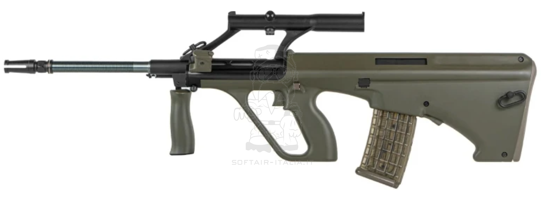 AUG A1 SSR77 Long & Shorty OD ETU Miltary  Version 11,1v Li-Po Ready by Novritsch