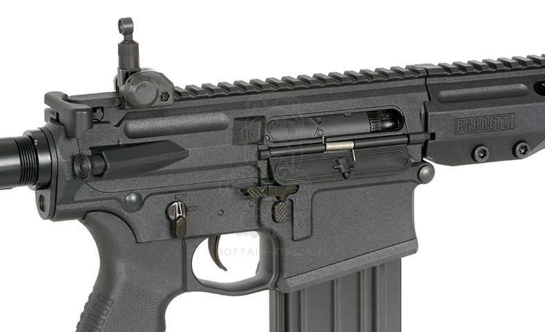Barrett Rec10 11.5inch M-LOK Handguard DMR Eshooter Kestrel V2 Basic Mosfet cal.7,62 AEG by EGM > Cyma