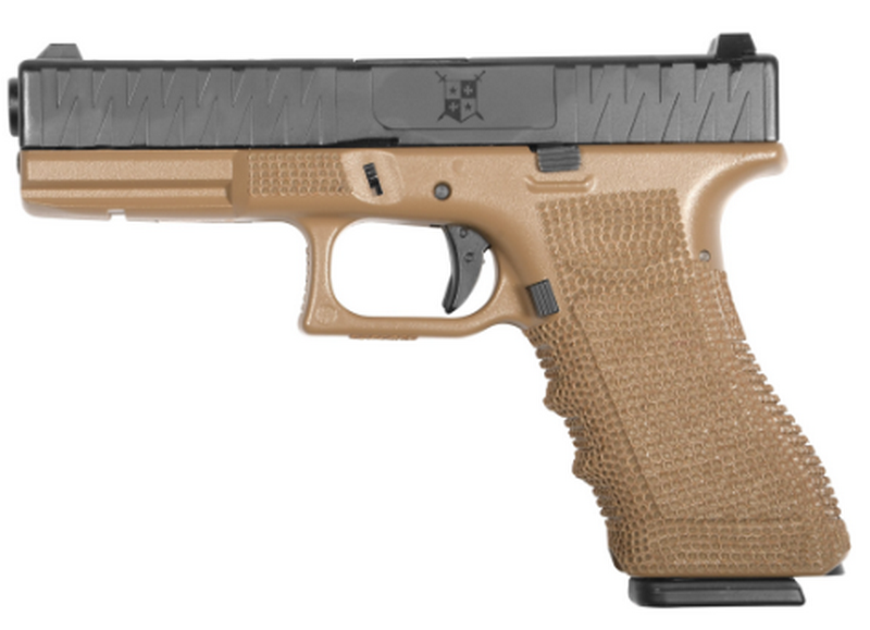 Delta Armory G17 Type P17 Mod P05 DE Dark Earth Desert Tan Metal Slide GBB Gas Blow Back Airsoft Pistolby Delta by Delta Armory