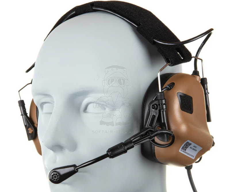 Earmor M32 MOD.4 Tactical Hearing Active Ear Defenders Tan Version by Earmor