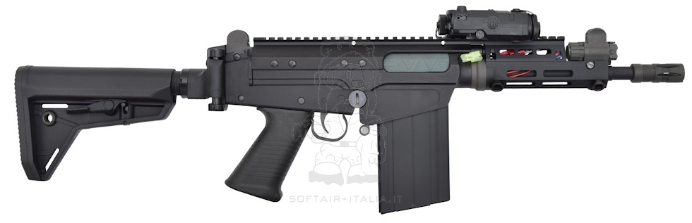 FAL Type SA58 SBR M-Lok Folding Retractable Stock AEG CA148M by Classic Army