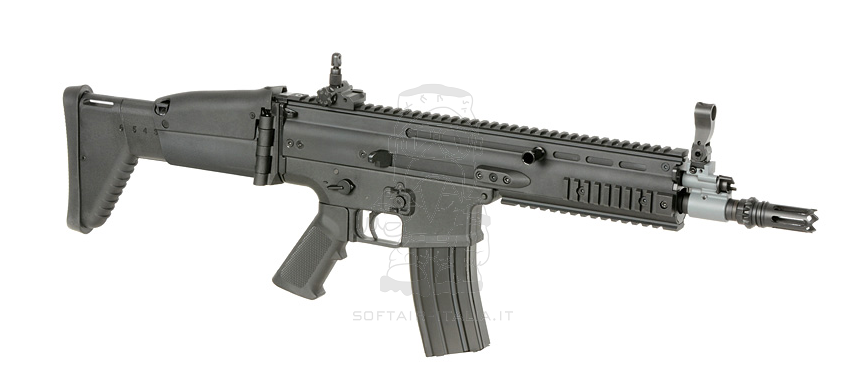 FN SCAR-L High Speed 25rps Configuration ETU Eshooter Gen 2 Black Version by Cybergun Cyma Platinum