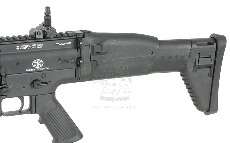 FN SCAR-L High Speed 25rps Configuration ETU Eshooter Gen 2 Black Version by Cybergun Cyma Platinum
