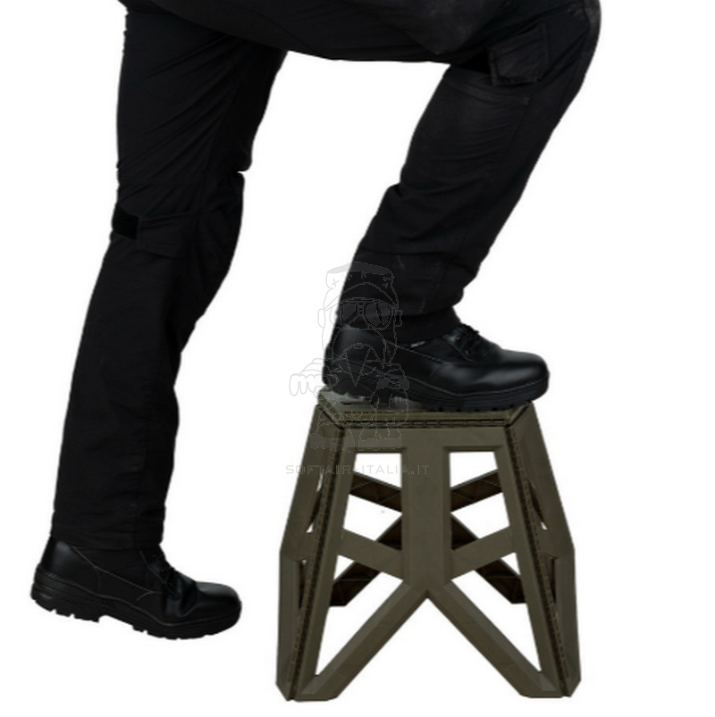 Foldable OD Stool Folded 50 x 58cm. Sgabello Pieghevole