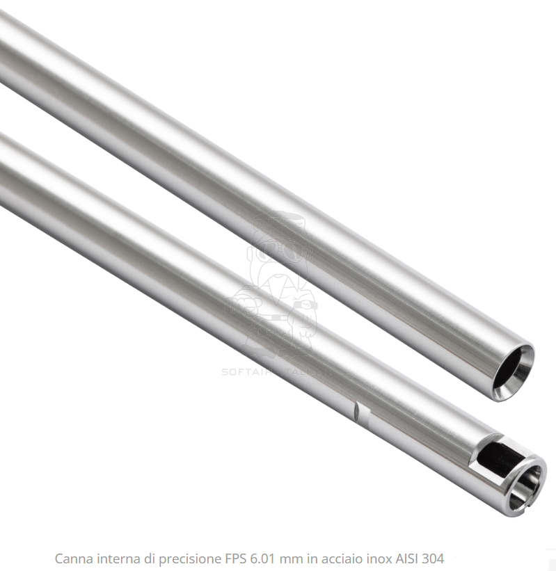 FPS 6,01 x 141mm. Steel Inner Barrel Canna Interna di Precisione in Acciaio Inox AISI 304 by FPS