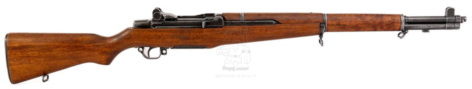 Garand M1 Antiqued Used Version Full Wood & Metal Inerte by Denix