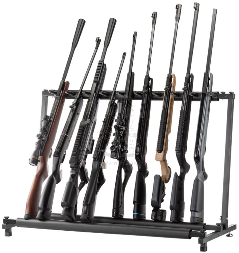 Gun Rifle Rack Rastrelliera in Metallo per 9 Fucili by Bo Manufacture