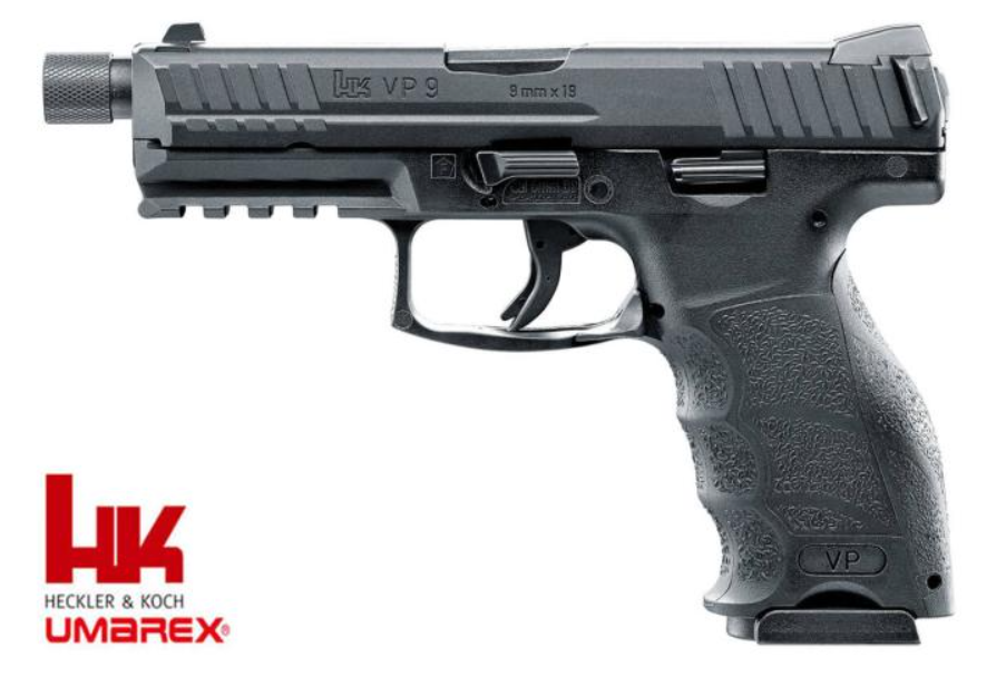 HK Heckler & Koch - VFC - Umarex VP9 Tactical Metal Slide GBB Gas Blow Back Airsoft Pistol by Umarex - Heckler & Koch - VFC