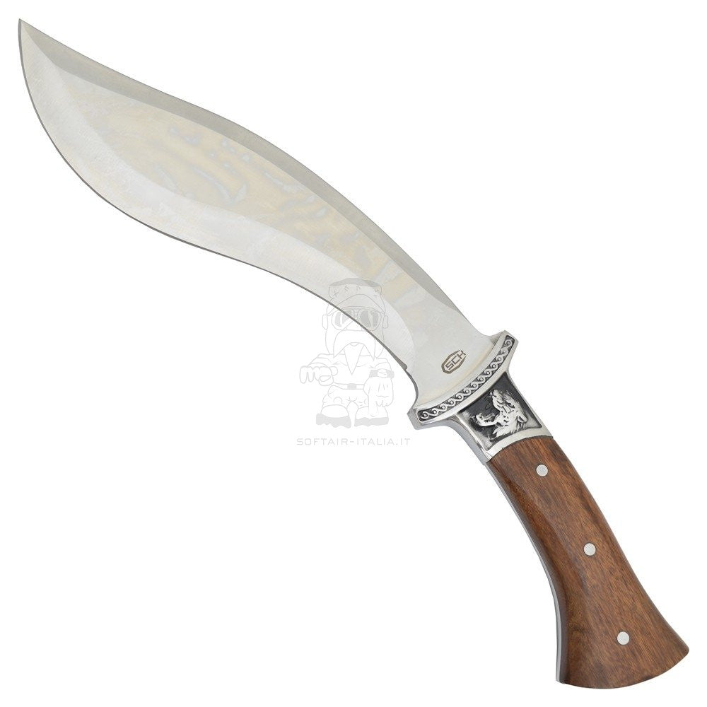 Hunting Knife Full Steel & Wood Coltello da Caccia con Lama in Acciaio Inox by SCK