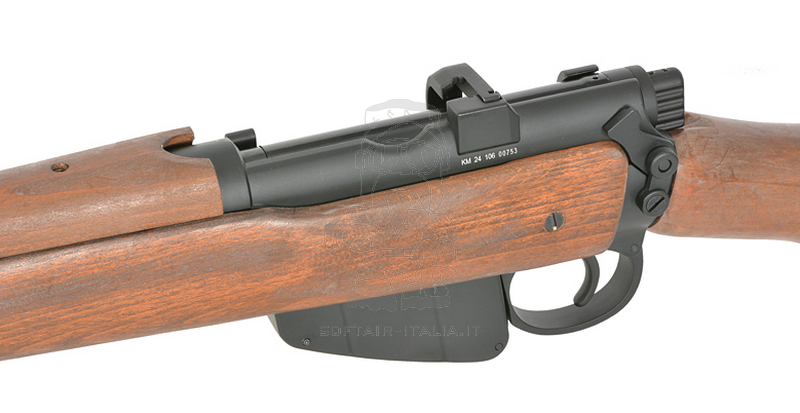 Lee Enfield SMLE NO.1 MK III Full Wood & Metal 6 Shells Ejecting Sprin