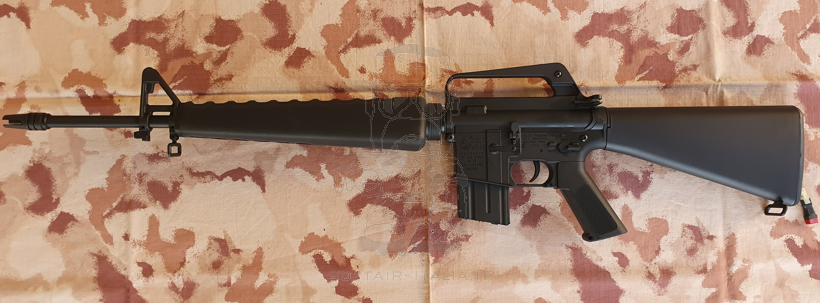 Colt M161A1 VN Vietnam Scritte e Loghi Originali Full Metal w. VN3 Prong Flash Hider by Cybergun > E&C