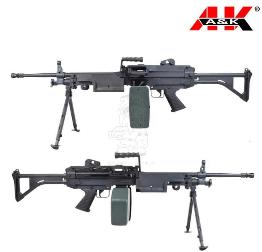 M249 SAW MK1 Tank Airsoft AEG Machine Gun by A&K