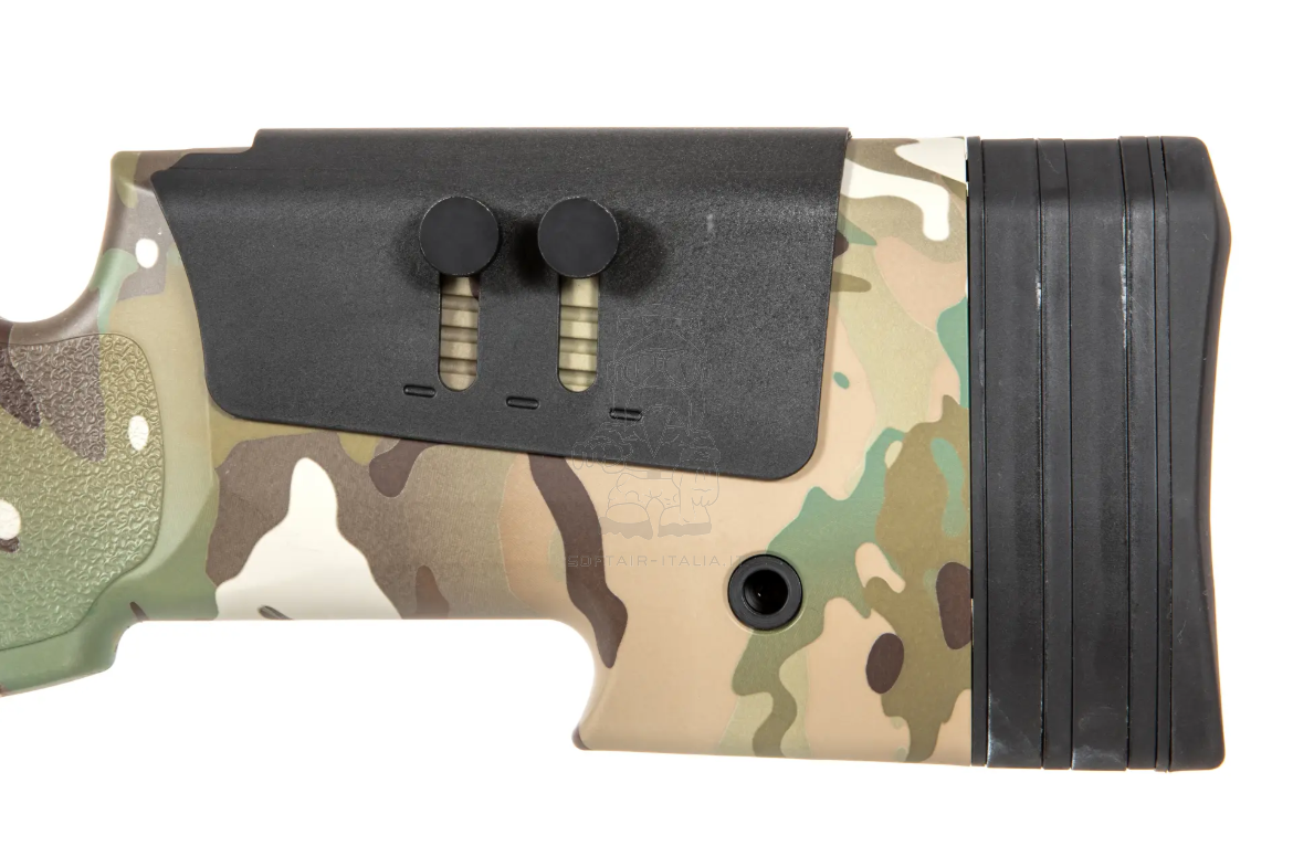 M40A3 MC Multicam VSR-10 Compatible w. 3-9x40 Scope & Harrys type Bipod Sniper Spring Bolt Action Rifle by Specna Arms