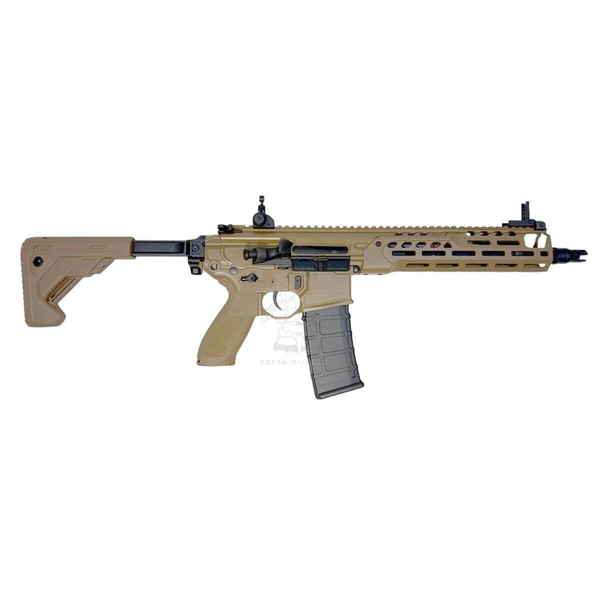 E&C MCX Spear-LT Type 10.3" Full Metal Replica ETU FDE Flat Dark Earth Version AEG by E&C
