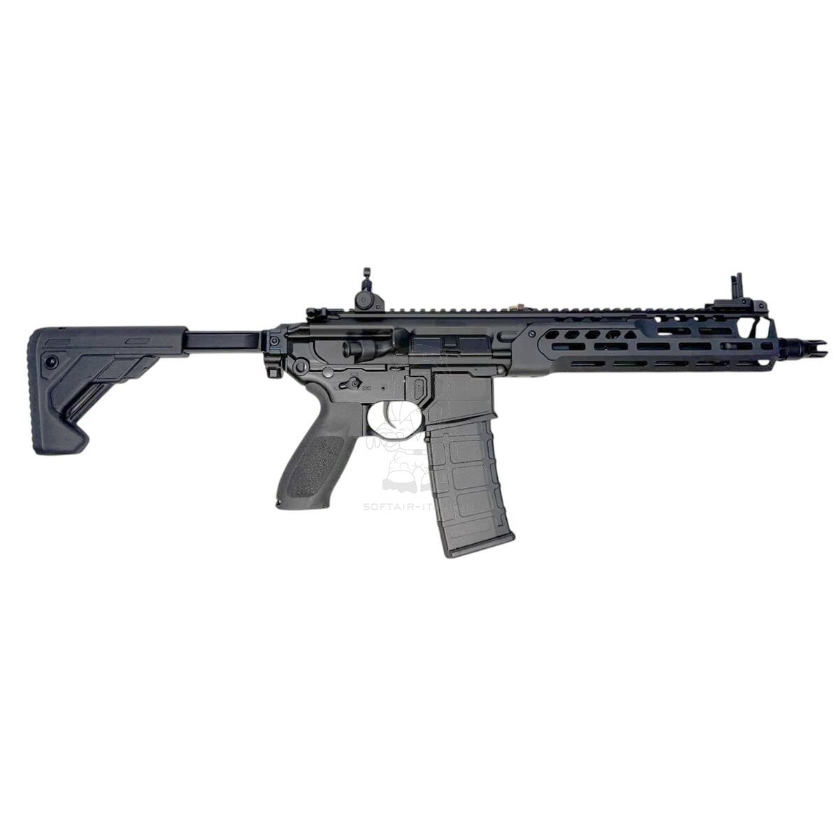 E&C MCX Spear-LT Type 10.3" Full Metal Replica ETU Black Version AEG by E&C