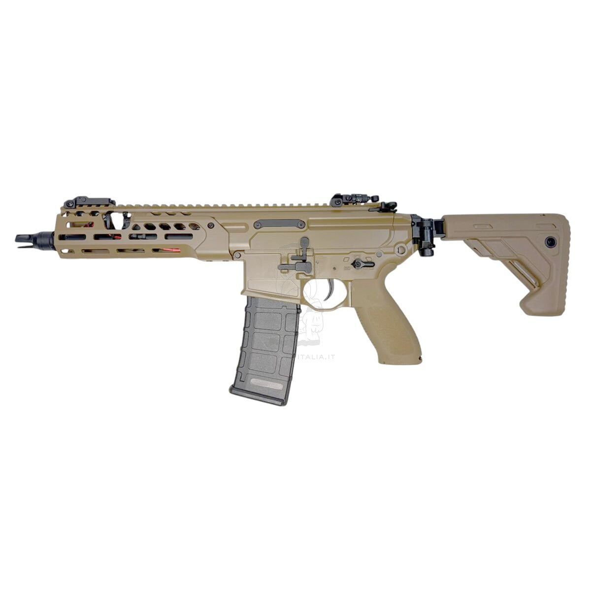 E&C MCX Spear-LT Type 8" Full Metal Replica ETU FDE Flat Dark Earth Version AEG by E&C