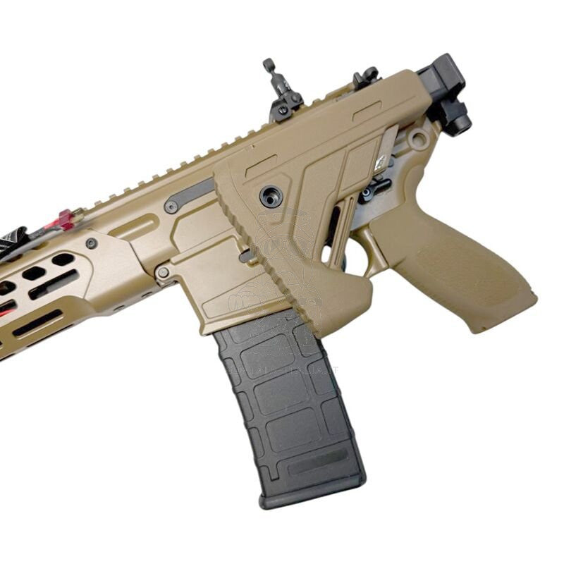 E&C MCX Spear-LT Type 8" Full Metal Replica ETU FDE Flat Dark Earth Version AEG by E&C