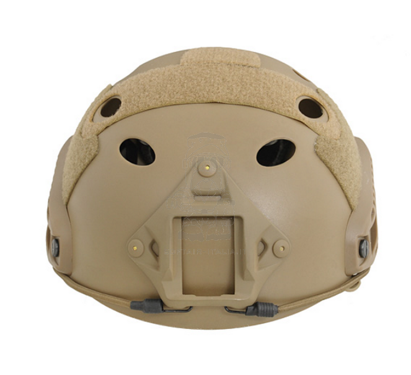 PJ Coyote Tan Fast Helmet Pararescue Jumpers w. Quick Adjustment by EmersonGear