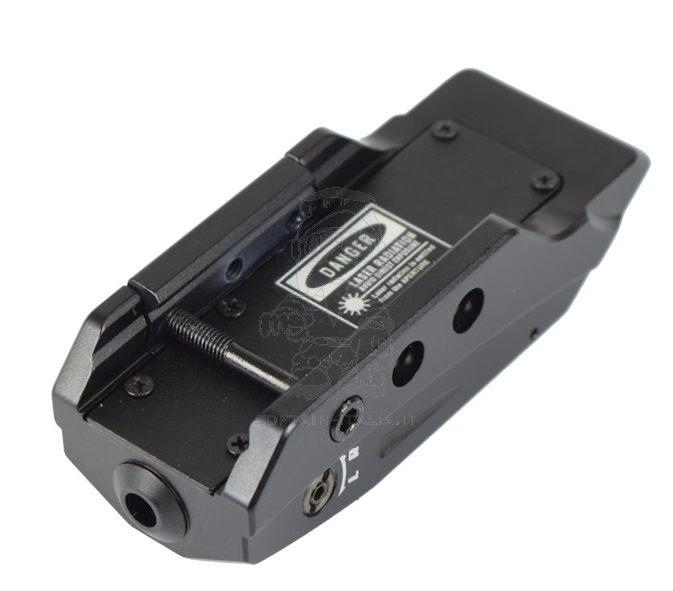 Red Laser Rosso Predisposto per Slitte Picatinny - Weaver con by Js-Tactical