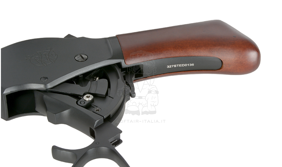 S&T M1870 Long Sawed Off Lever Action Gas Power Shotgun Full Wood & Metal by S&T