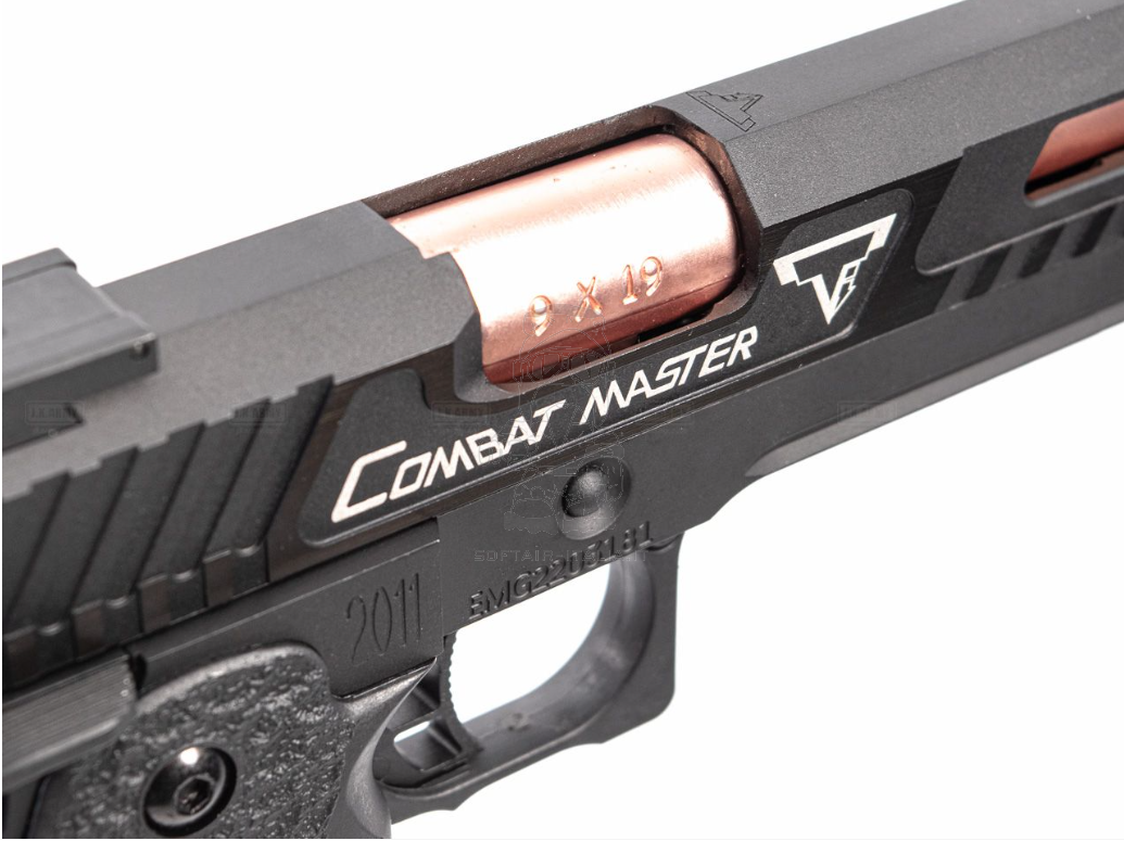 Taran Tactical Innovations™ EMG Licensed 2011 Combat Master Full Auto & Semi JW3 Hi-Capa GBB By EMG TTI Taran Tactical Innovations