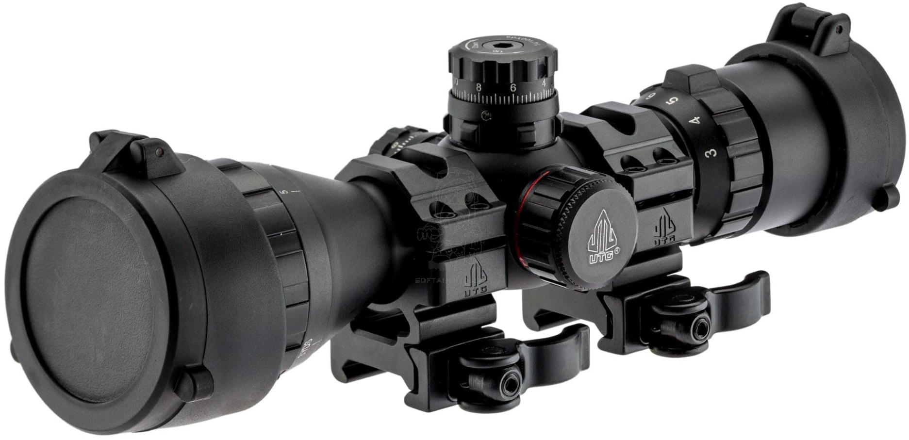 UTG Rifle Scope 3-9 x 32 Ottica 1inch BugBuster Scope AO RGB Red - Green Mil-Dot Anti Fog With QD Rings by UTG