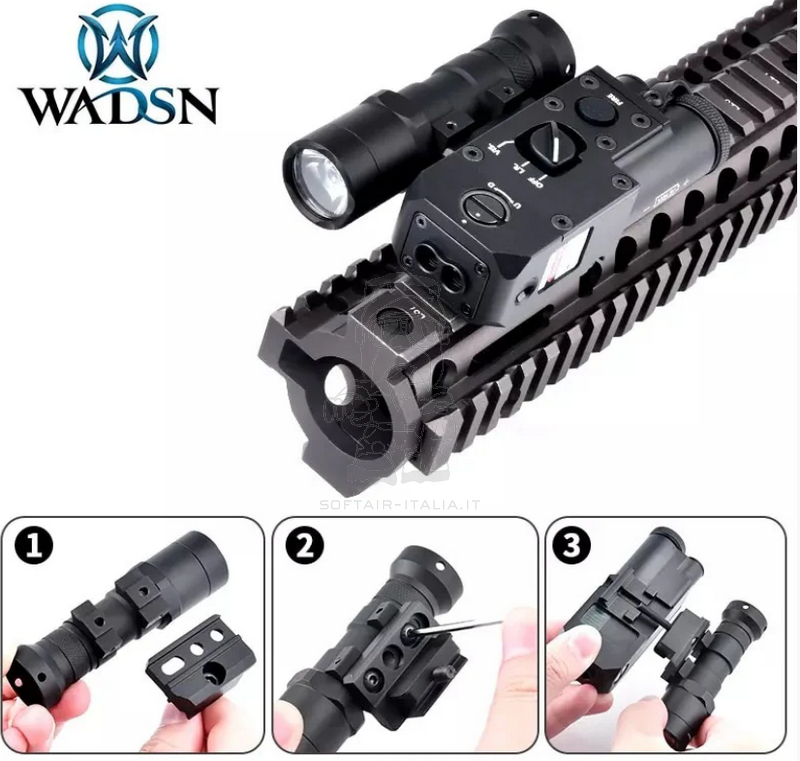 WADSN CQBL-1 IR and Green Laser Full Metal Unit by WADSN