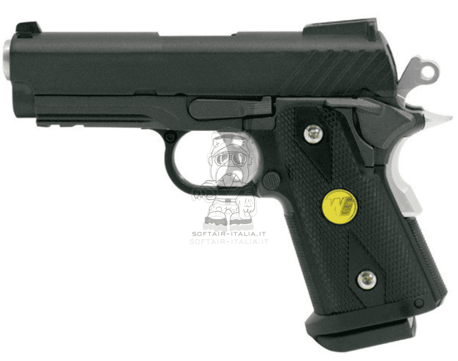 WE Pistola Softair Hi-Capa 3.8 "Baby" Metal Slide GBB Gas Blow Back by WE