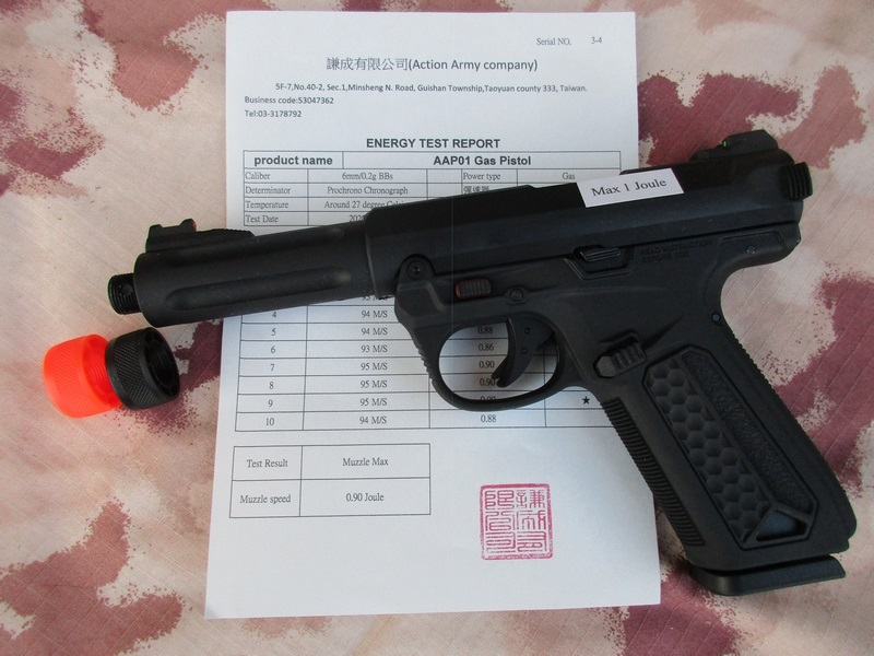 Action Army AAP-01 Assassin GBB Full Auto Pistol by Action Army