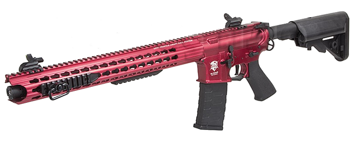 ASR-119 KeyMod BOAR Defense Ambi EBB Rifle 3Gun RED Custom by Aps