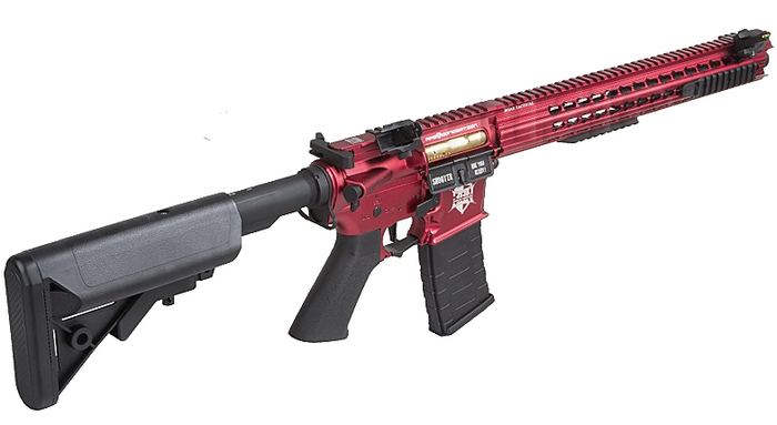 ASR-119 KeyMod BOAR Defense Ambi EBB Rifle 3Gun RED Custom by Aps