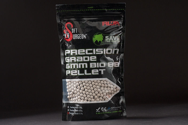 AIRSOFT Surgeon RWA PLA Bio Degradable Precision Grade 0.30gr. bbs 2000rds-bag