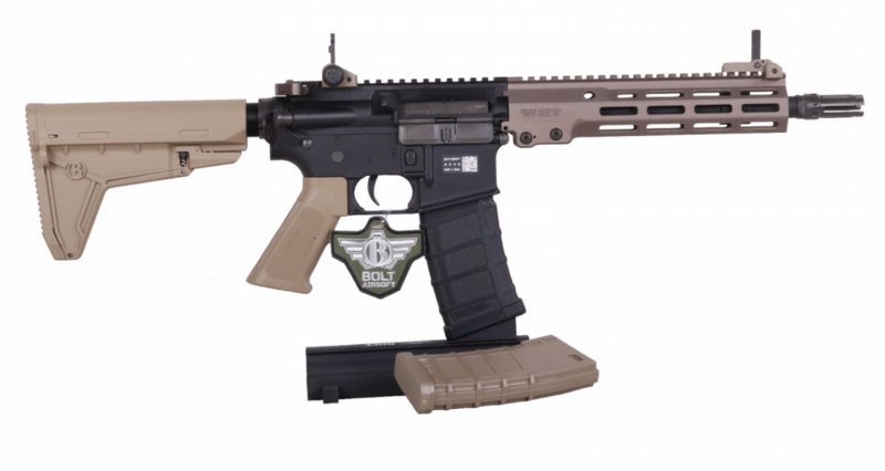 Bolt Airsoft MK16 URG-U 9" Daniel Defense B4 DE Dark Earth  BOE Stock by Bolt Airsoft