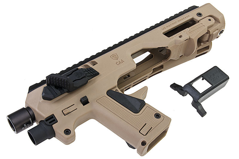 CAA G17 RONI G5 Micro Pistol Carbine Conversion Kit Tan Version for G17 Series Umarex - Marui - Ksc by CAA