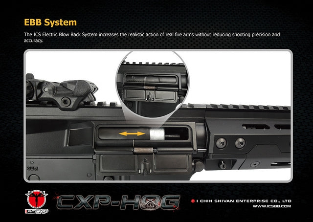 CXP HOG Keymod Tan Blow Back EBB Front Wire by Ics